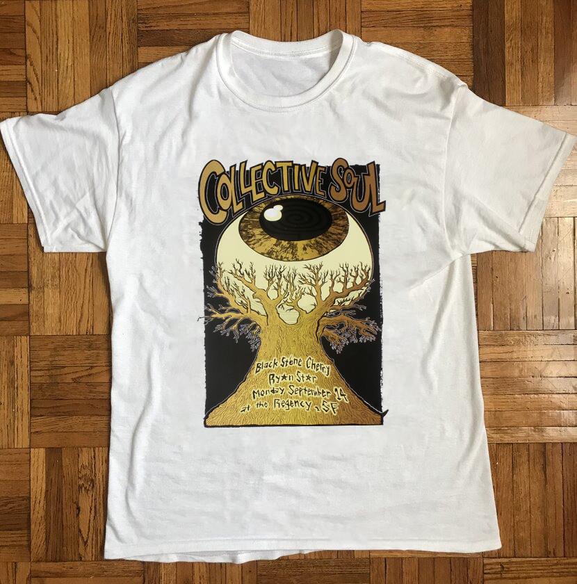 New Hot Collective Soul Band Shine Album White Colour S to 5XL Shirt LL1179