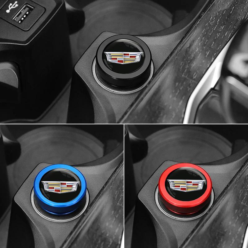 Cadillac Логотип Премиум Чехол для Зажигалки Сигаретной ABS Пылезащитный AS32 Защита для Escalade XT5 CTS ATS CT4 CT5 CT6 Роскошный Интерьер