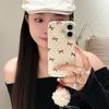 Ins Девушка Красный В Горошек Бант Подходит Для Apple 16promax Чехол для Мобильного Телефона IPhone13/12/15