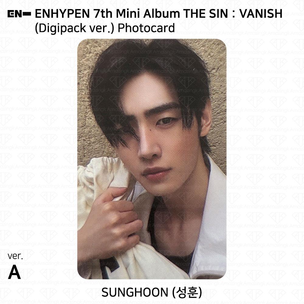 ENHYPEN 7-й мини-альбом THE SIN:VANISH Digipack версия. Фотокарточка KPOP K-POP