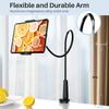 100cm Tablet Holder Stand Bed Adjustable Flexible Arm Tablets Mount Clamp On Table For iPad Air Mini Or Other 4.7-10.5" Devices