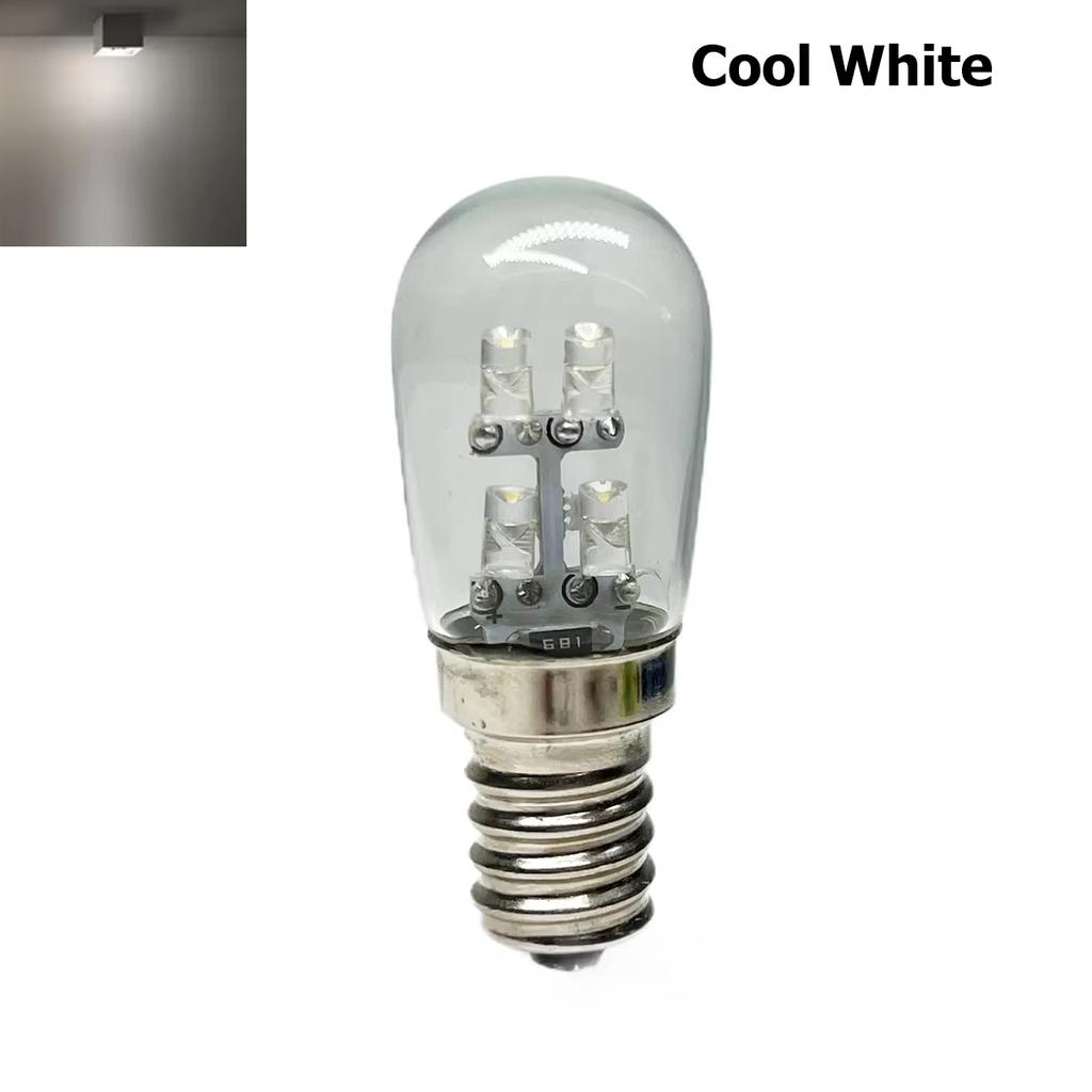 2PCS E12 LED Light Bulbs 0.5W Refrigerators 3000k-6500k Indicator Appliance Luminaire Lighting Lights 220V Lamp Corn Home
