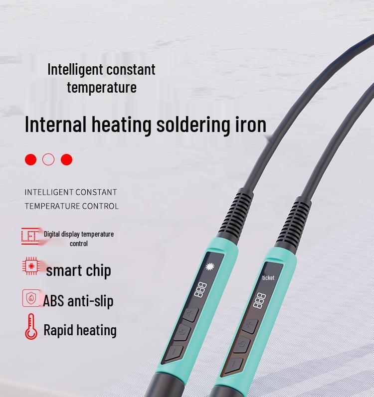 Цифровой паяльник 90 Вт с контролем температуры для домашней пайки и горячего тиснения