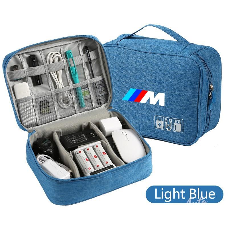 Car Storage Bag Separate Storage Multi-function Travel Bag For BMW M Performance M3 M5 M6 Power E70 F11 F25 E30 F31 E83 sticker