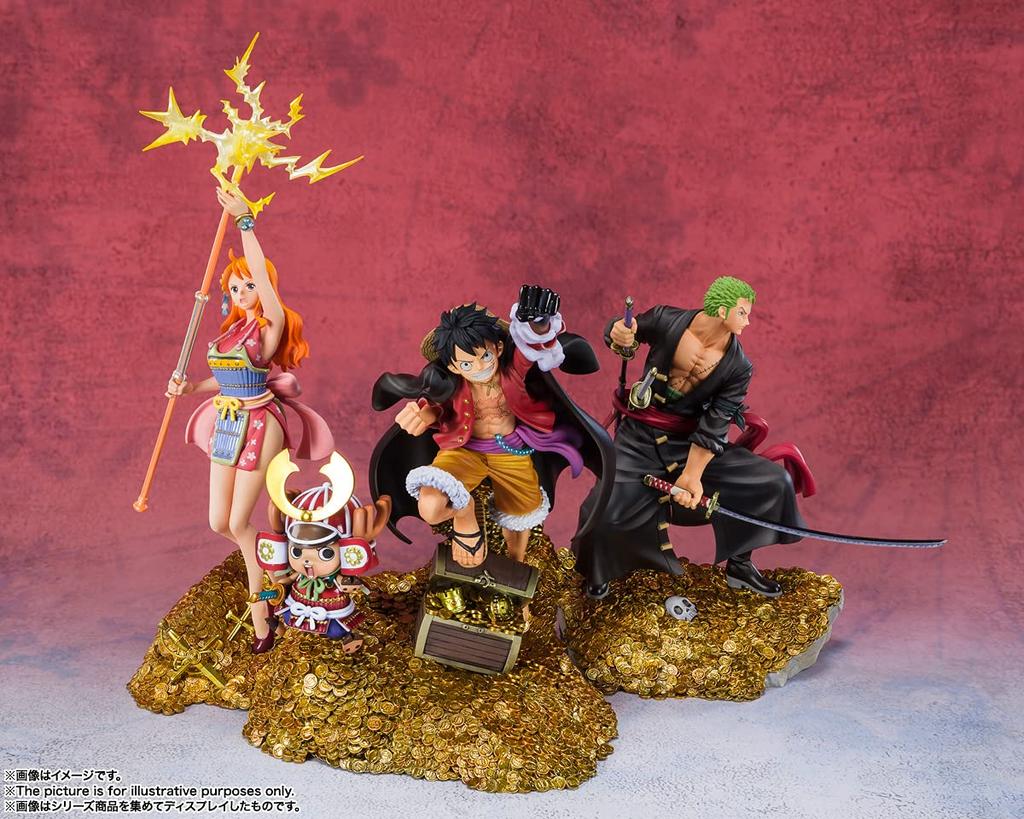 TAMASHII NATIONS Figuarts ZERO ONE PIECE Nami WT100 Commemorative Original Illustration by Eiichiro Hundred Views of the Great 280mm ABS PVC Complete