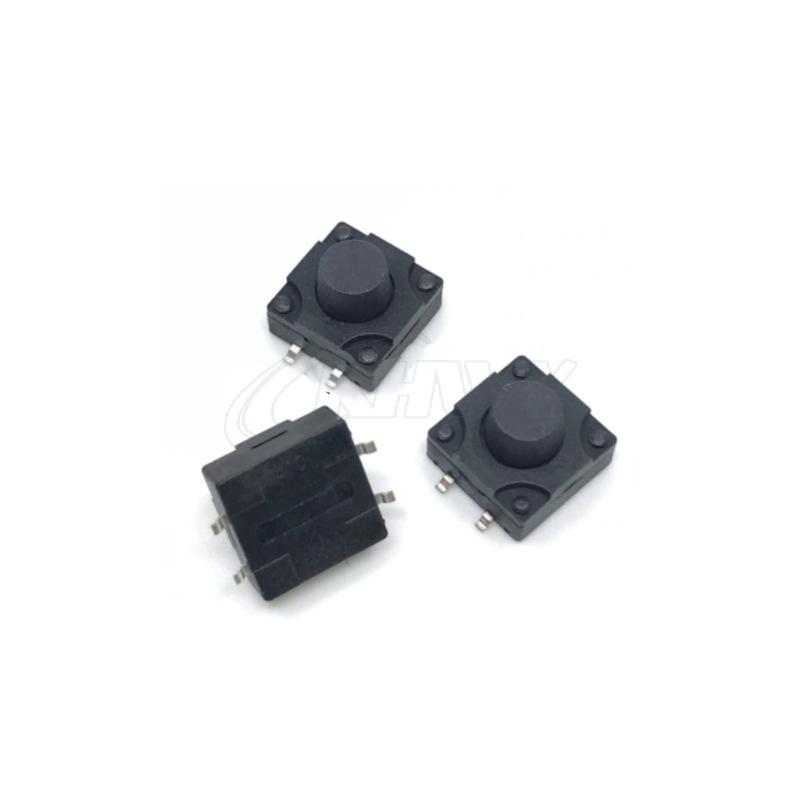Waterproof Dustproof Tactile Switch: 12x12 mm in Various Heights (5.8/6/7/8/9/10 mm)