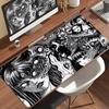 Black And White Mouse Pad XXL HD Anime Girls Desk Pad Extended Gaming PC Keyboard Mats Large Gamer Collage Horror Anime Mousepad