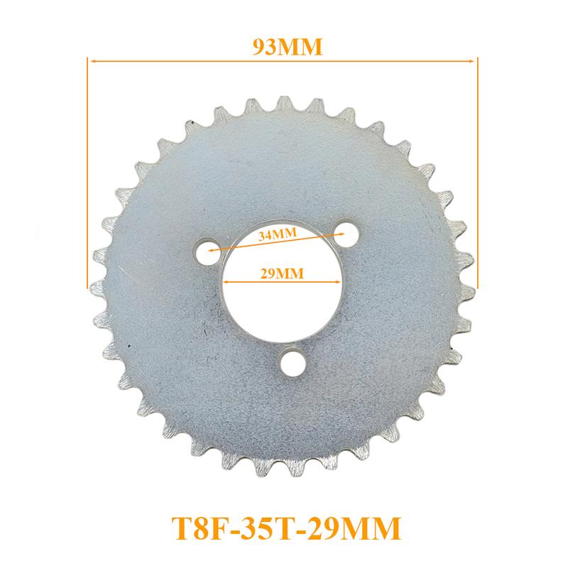 47cc 49cc T8F Цепь 35T 38T 44T 54T 64T 26MM 29MM 35MM 54MM Зубья Звездочка Комплекты Для Мини Мото Квадроцикла Квадроцикла 2-тактный Двигатель Запчасти