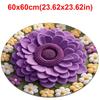 Нескользящий цветочный ковер, специальная форма, коврик для ванной комнаты, для гостиной, чайного столика, у кровати