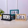 Wooden Vintage Home Calendar Cafe Desktop Decorative Rustic Ornaments DIY Flip Planner Table Perpetual Calendar Office Supplies