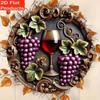 Металлическое настенное панно 'Виноградная лоза' Винтаж Декор для дома