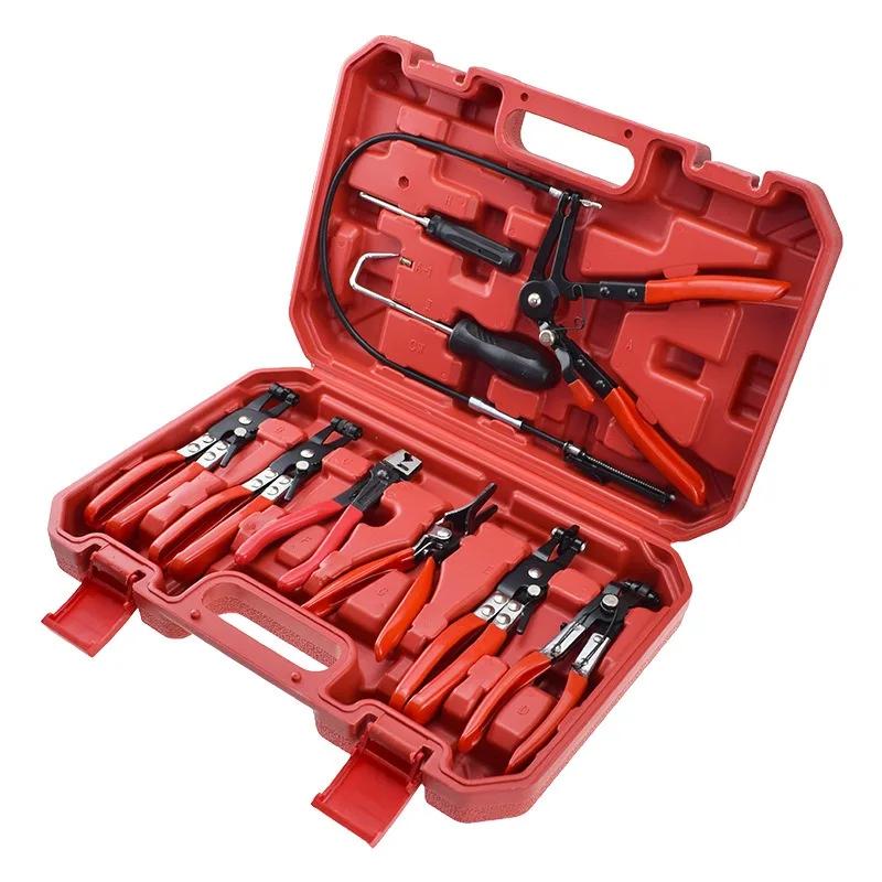 9pcs Car Hose Pipe Bundle Pliers Quick Wire Breaker Oil Pipe Separation Pliers Disassembly and Assembly Car Repair Tool Set
