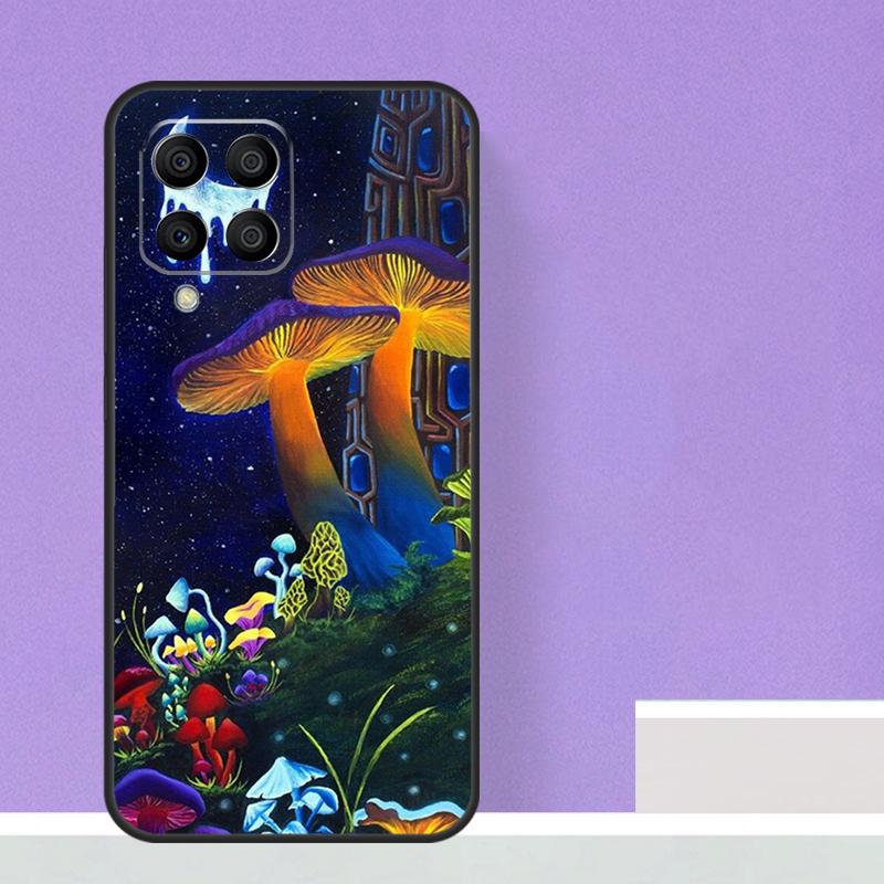 Psychedelic Mushrooms Florals For Samsung Galaxy M21 M51 M12 M32 M52 M13 M23 M33 M53 M34 M54 M30s M31s M15 M55 M20 Case