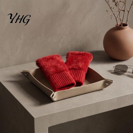 Winter Warm Fleece Lined Mittens 1 Pair Fingerless Gloves, Half Finger Mittens, Ladies Gloves Soft Fuzzy Thermal for Driving Writing Typing Flip Top