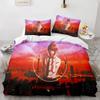 Комплект постельного белья Death Note Single Twin Full Queen King Size Bed Set Adult Kids Bedroom Duvet cover Sets 3D Print Anime Death Note A