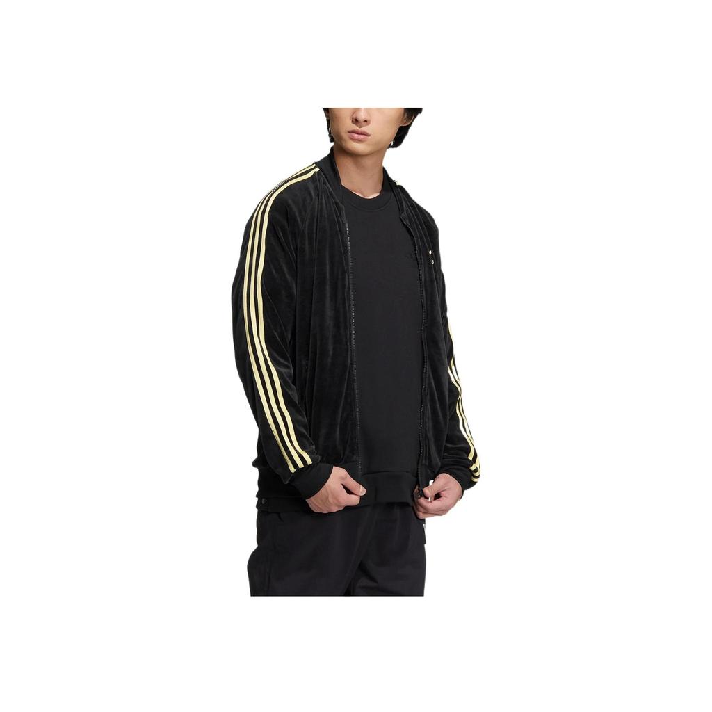 adidas Оригиналы Adicolor Classics Велюровая спортивная кофта Черный HR3445