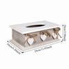 Thickened Tissue Holder Moisture-proof Napkin Storage Container Modern Facial Tissue Case  Office