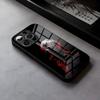 Крутой аниме чехол Tokyo Ghoul с покрытием для IPhone 17 Pro Max 16 15 14 Pro Max 13 11 X Xs Xr 8 7Plus Стеклянная крышка