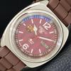 Б/У винтажные мужские часы SEIKO 5 AUTOMATIC 7009A из Японии с красным циферблатом a433848-2 R119-a433848