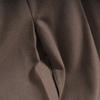 Maslan High Waisted Straight Tube Slim Fit Solid Color Sheep Wool A-Line Mid Length Skirt