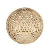 Джутовая веревка, соломенный шар, головка люстры, головка торшера, колпачок абажура [диаметр (ОН) : 17см]