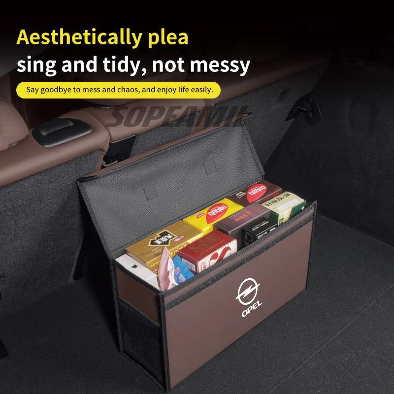 AAIK1 Car Trunk Storage Box Organizer Foldable Stowing Tidying Bag For Opel OPCline Combo Delica GTC INSIGNIA MOKKA Tigra Zafira Vivar
