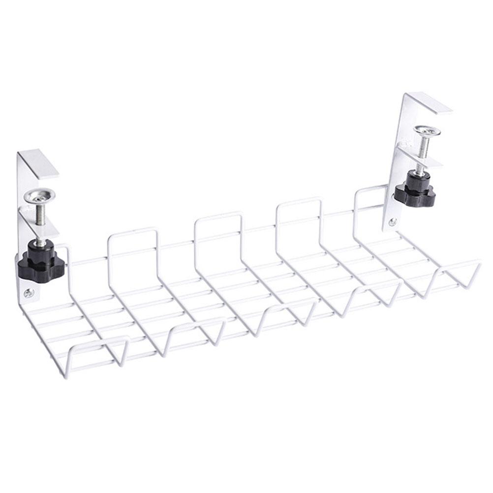 Стеллаж для хранения под столом, кабельная стойка, нижняя стойка стола, держатель розетки, подвесная стойка, отделка линии, домашний офис, проволочные органайзеры