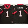 Mens NCAA College Football Jersey Cotton Blend Embroidered Bulldogs Team Uniform Running Fitness Sports