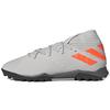 Кроссовки мужские Adidas Nemeziz 19.3 TF Серый Солнечно-Оранжевый Серый-Два Меловой-Белый EF8291