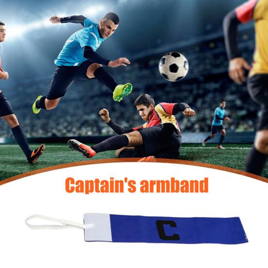 Elastic Soccer Captain Armband Nylon Adjustable Player Band for Youth And Adult Soccer
