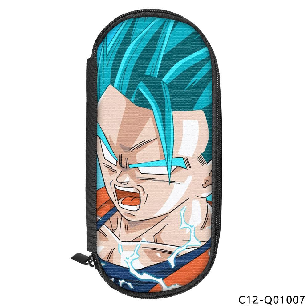 Полиэстеровая пенал с принтом Dragon Ball, Школьная пенал для канцелярии, Портативный пенал, Многофункциональная сумка для хранения