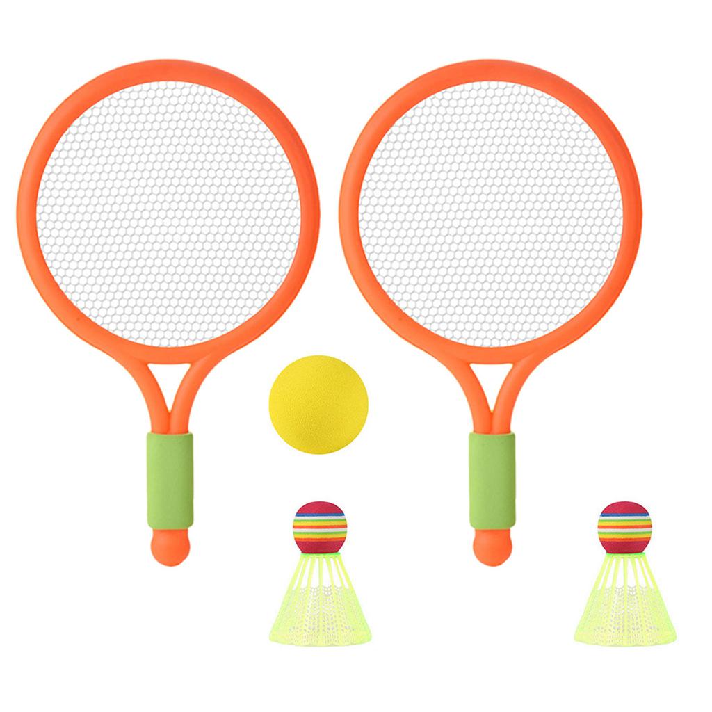 Kids Tennis Racquet Set Badminton Racket with Tennis and 2 Shuttlecocks for Indoor and Outdoor Backyard Beach Sport Game