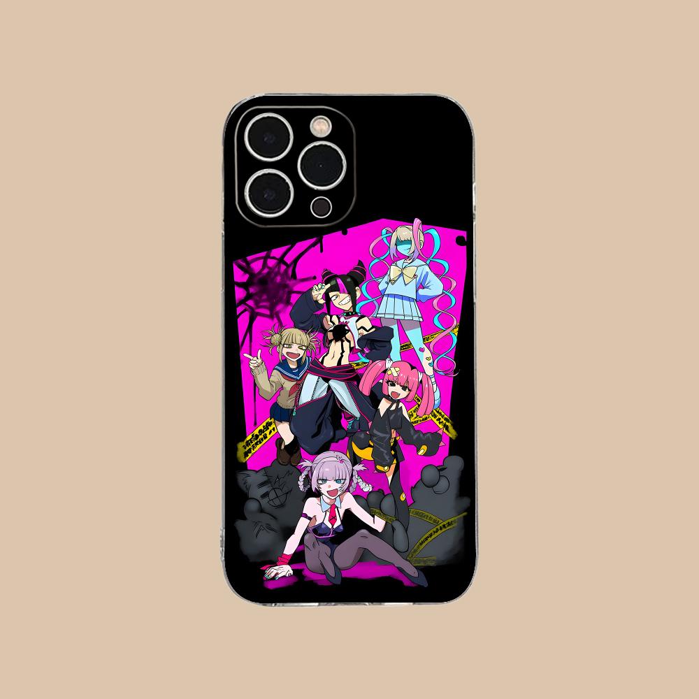 Gang of Stupid Girls Phone Case for iPhone 16 15 14 13 12 11 X XR XS 8 6 Pro Max Plus Mini Clear Colour Protective Pretty Cover