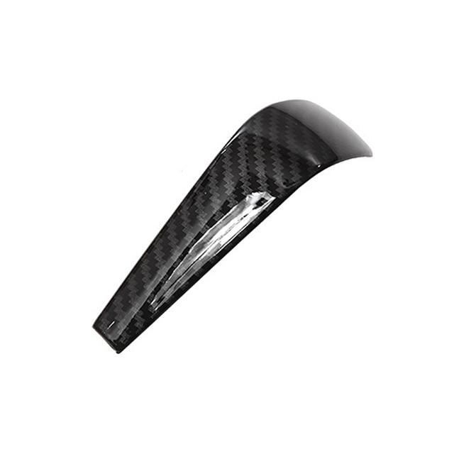 Carbon Fiber Car Gear Shift Knob Cover Shell Protection Trim Sricker for BMW XI 1 3 Series E91 E90 E93 2006-2012 Accessories