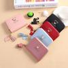 Korean Style Cute Bear Carton Wallet - Ladies' Short Zipper Purse with Tassel