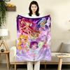 1PC Winx Club Patterned Flannel Blanket Suitable For All Seasons For Home Decor Warmth And Comfort Gifts Holiday Present