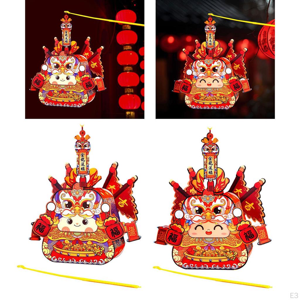 Китайский год дракона Танец фонарей Лев Весенний фестиваль Украшения