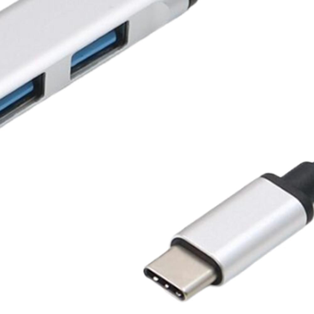 4-Port USB Splitter USB 3.0 Hub Adapter 5Gbps USB Data Hub USB C To USB Hub Multiple USB 3.0 Hub for Laptop and PC