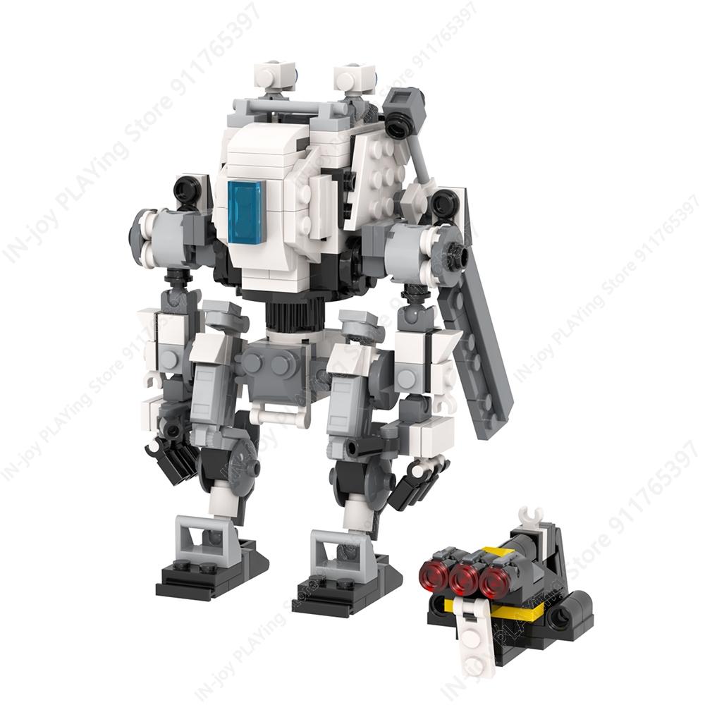 MOOXI Модель Робота Меха Танка из Фильма и Игры MOC Кирпичи Творческий DIY Сборные Строительные Блоки Совместимые с Игрушками из Коллекции Фигурок