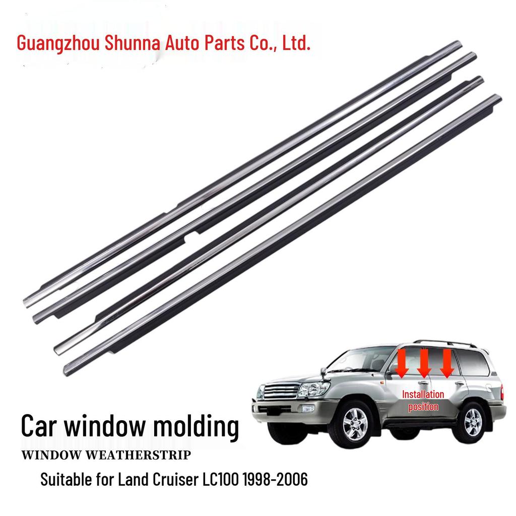 Уплотнитель задней левой двери Toyota Land Cruiser 100 75740-60031/60030