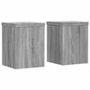 VidaXL Plant Stands 2 Pcs Sonoma Grey Engineered Wood, Flower Stand, Pot Stand, Plant Support 852893