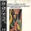 LP Record MARIE-CLAIRE=ALAIN(ORGAN) - Celebrespieces Pour Orgue De J. S.  OP7023RE ERATO 1973 Japan Obi Classical Used