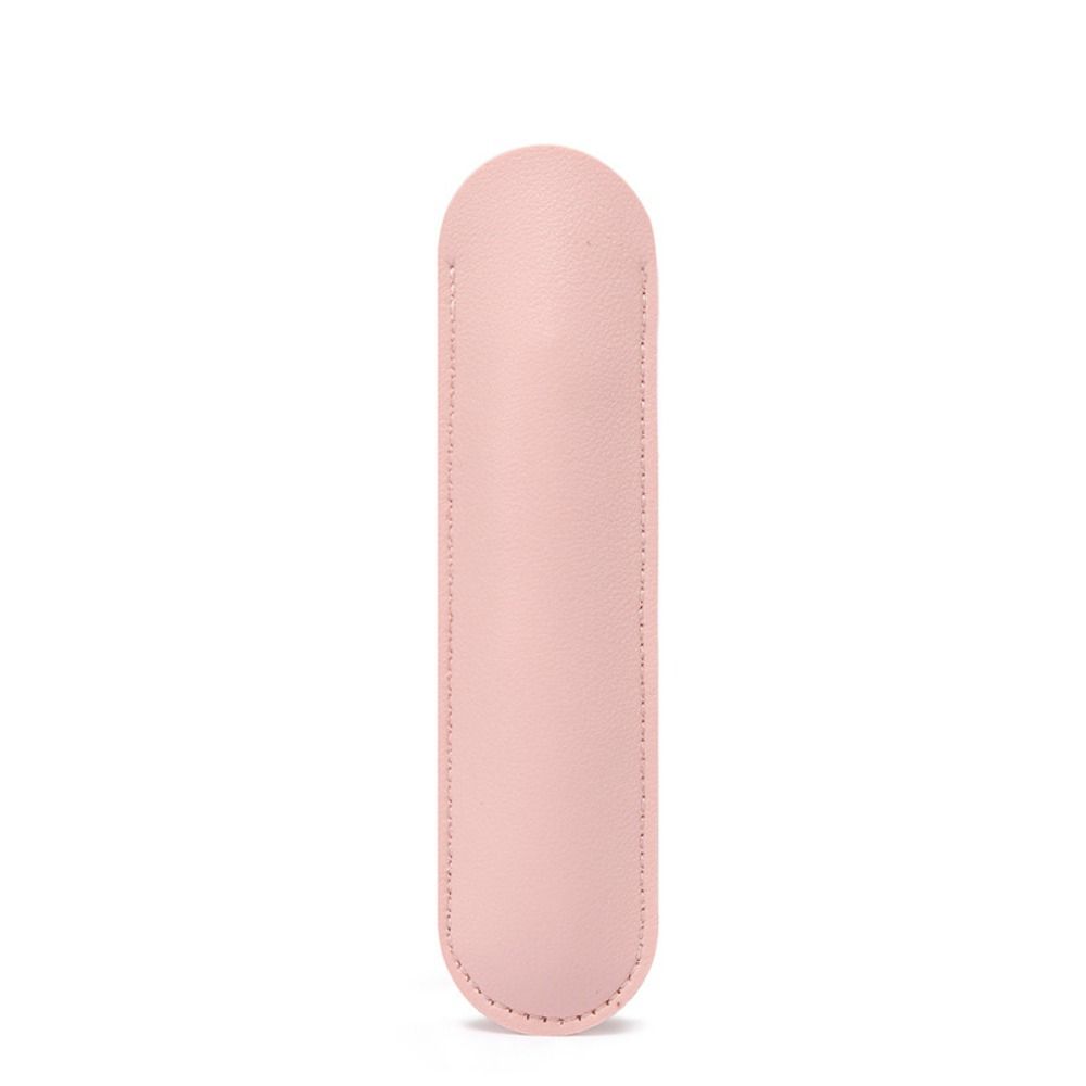 Half Open Pen Protective Bag PU Leather Pen Sleeve Pouch Leather Pen Bag Scrapbook Crafts