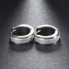 1 Pair Titanium Steel Frosted Earrings Health Care Earrings Yoga Earring
