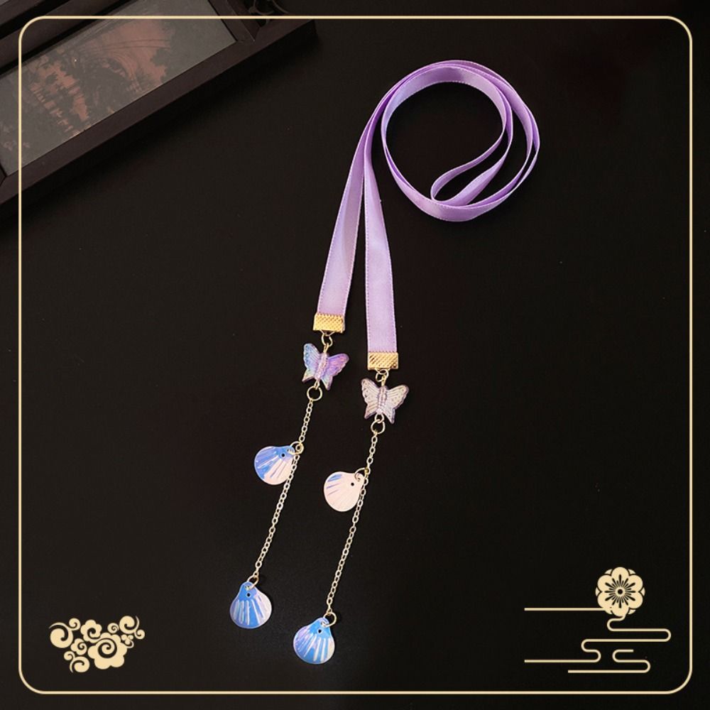 Китайский стиль плетеные волосы веревка головной убор ханьфу девушка DIY конский хвост милый новогоднее украшение для волос