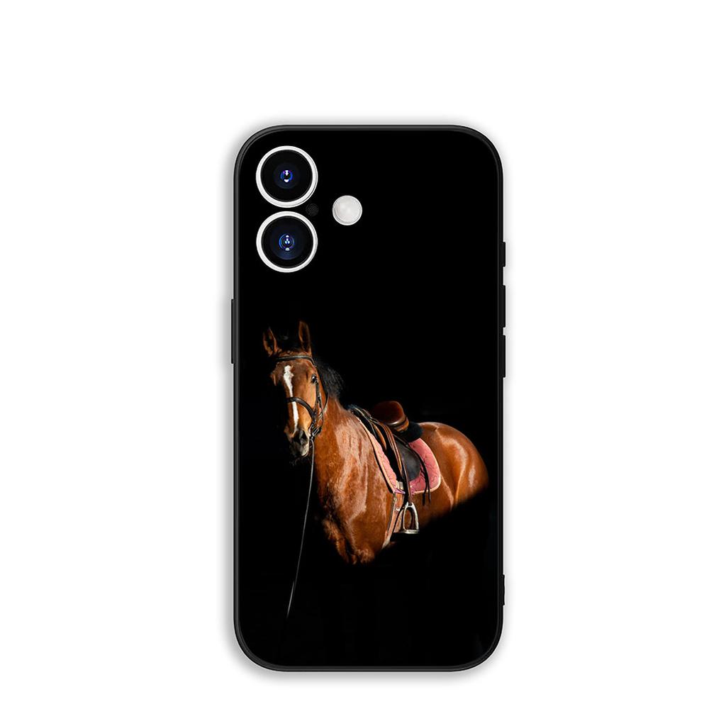 Чехол для телефона Дикая Лошадь для Apple iPhone 17 16 11 Pro XS Max XR 6 7 8 Plus + 16E SE 2020 Air 5 8+ Чехол