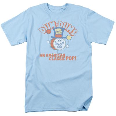 Голубая футболка унисекс Dum Dums Classic Pop Sucker Lollipop Candy