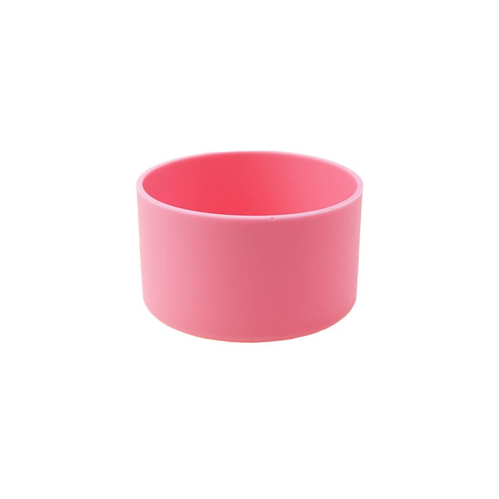 17 Colors 7.0CM Silicone Cup Bottom Cover Heat Insulation Coaster Sleeve Water Cup Cover Sheath 70MM AntiSlip Bottle Sleeve
