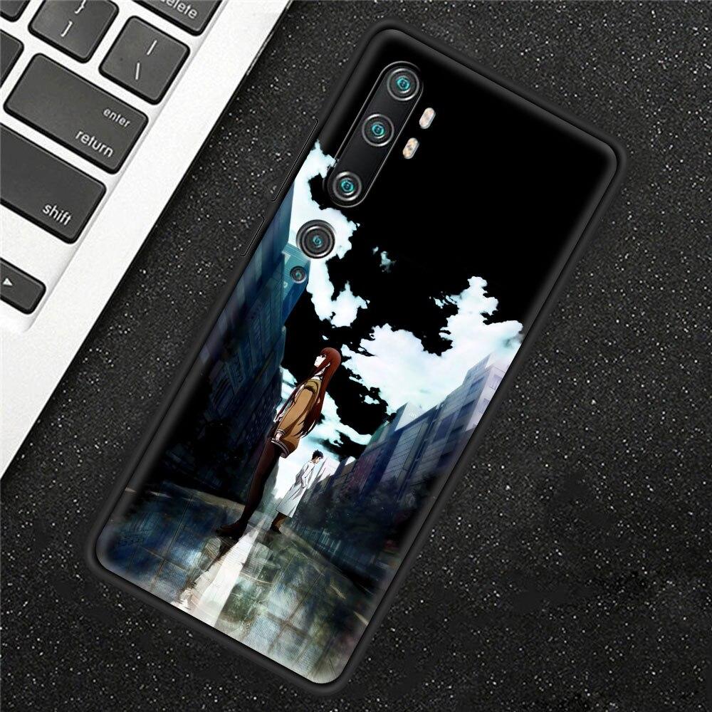 Чехол Steins Gate Okabe Anime Manga для Xiaomi Mi Poco X3 NFC M3 Pro Note 10 Lite 11 10T Pro 5G 9T, мягкий чехол для телефона, черный чехол