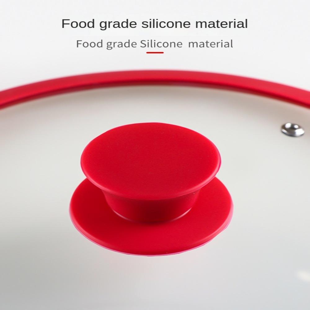 Silicone Pot Lid Knob Handle Replacement Universal Pan Lid Handle Pot Lid Top Kitchenware Accessories Pot Lid Cover Kitchen